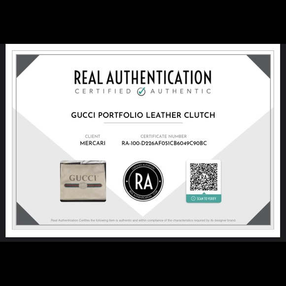 Authentic GUCCI pouch bag.  Barely used, extremely clean. - Picture 8 of 8